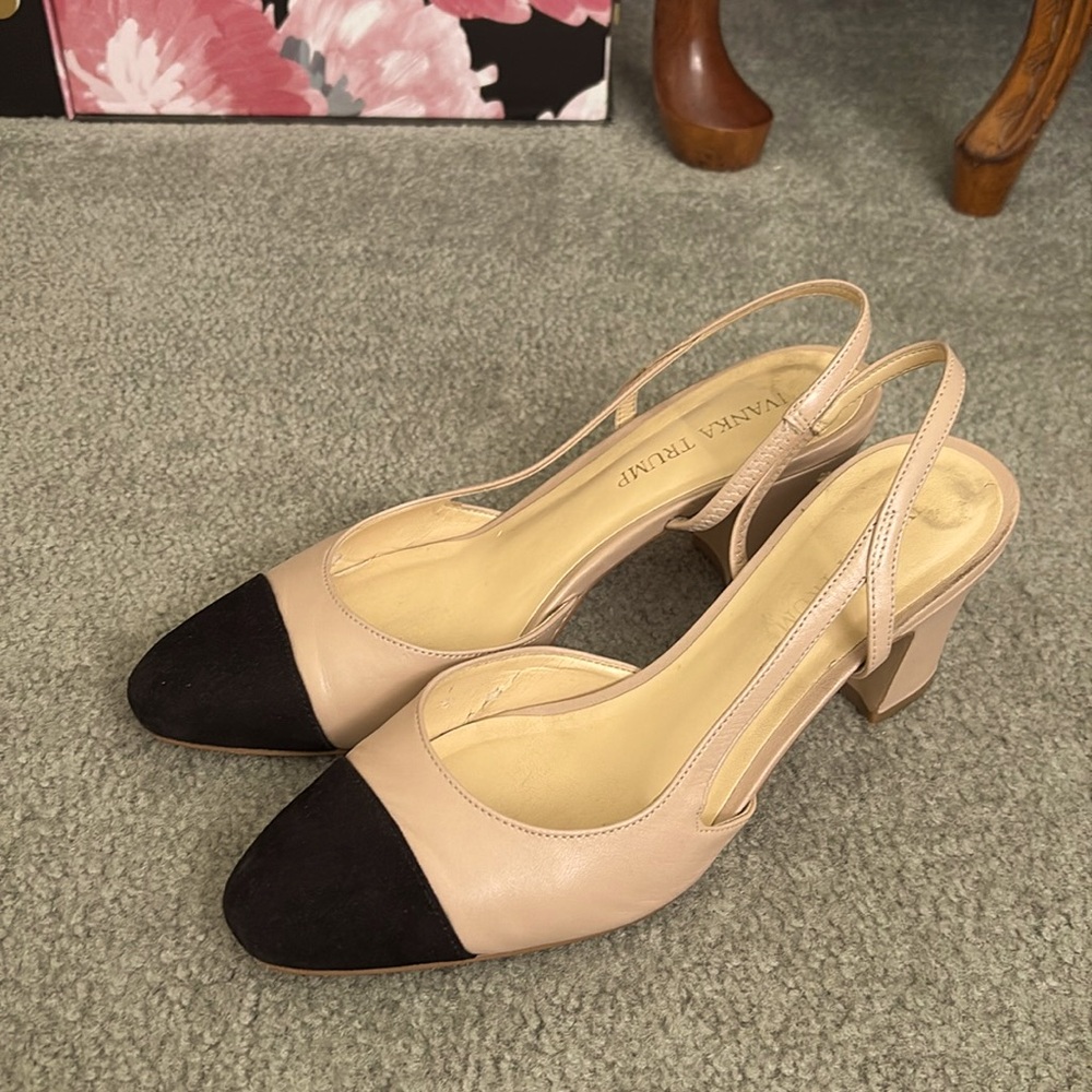 Ivanka Trump Two Tone Sophia Heels Size 8
